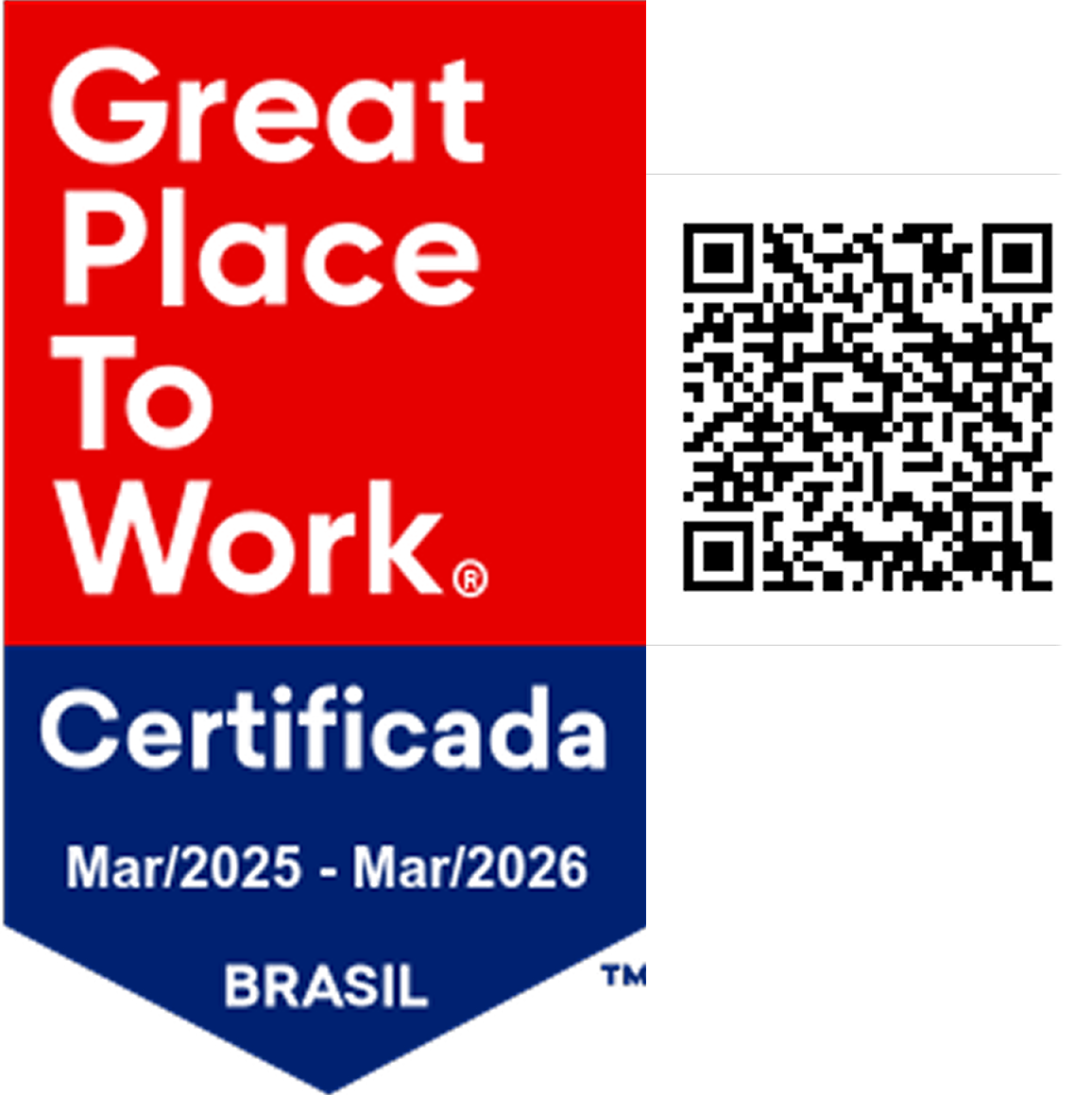 Imagem do QR CODE do GPTW
